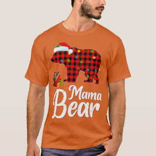 Matching Family Buffalo Kariert Mama Bären Weihnac T-Shirt