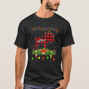Matching Family Buffalo Kariert Mother Moose Chris T-Shirt