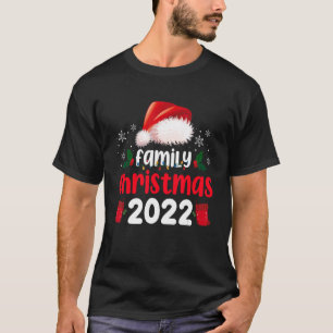 Matching Family Christmas 2022 Pajamas Team Santa T-Shirt