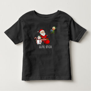 Matching Family Christmas 2022 - Santa Elfie Stick Kleinkind T-shirt