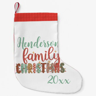 Matching Family Christmas 20 x Kleiner Weihnachtsstrumpf