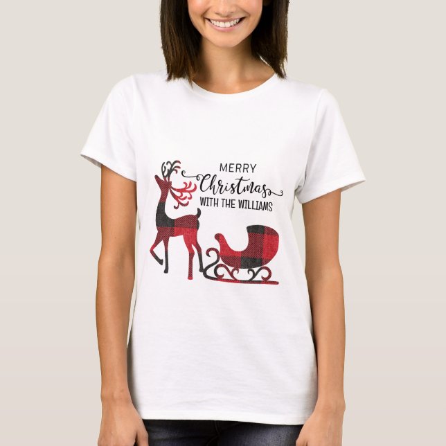 Matching Family Christmas | Minimalistisch persona T-Shirt (Vorderseite)