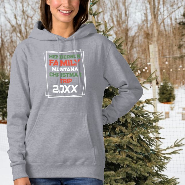 Matching Family Christmas Trip 20XX Hoodie (Von Creator hochgeladen)