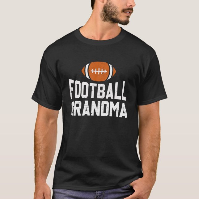 Matching Family Football Oma Retro Sport Football T-Shirt (Vorderseite)