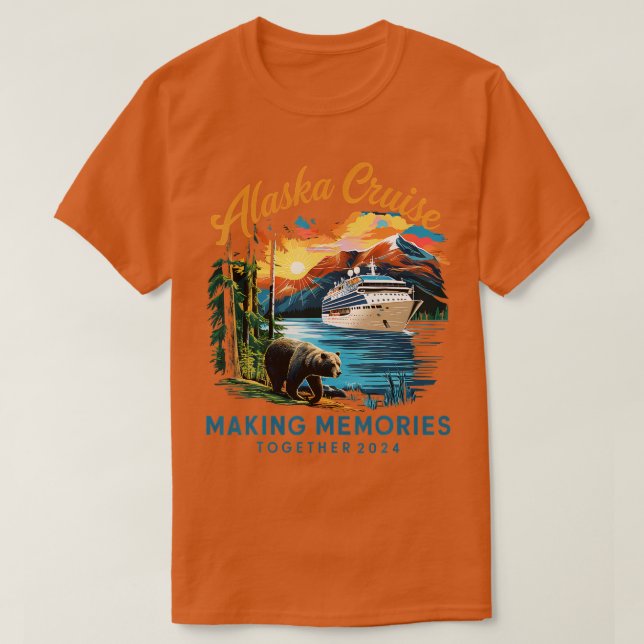 Matching Family Friends and Group Alaska Cruise 20 T-Shirt (Design vorne)