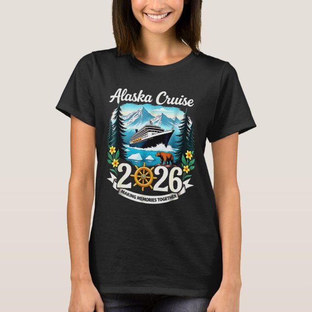Matching Family Friends And Group Alaska Cruise 20 T-Shirt (Vorderseite)