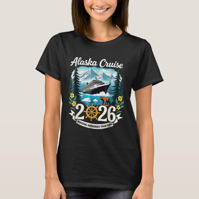 Matching Family Friends And Group Alaska Cruise 20 T-Shirt (Vorderseite)