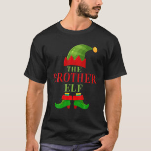 Matching Family Funny The Brother ELF Christmas PJ T-Shirt