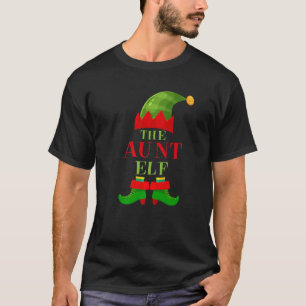 Matching Family Funny The Tante ELF Christmas PJ G T-Shirt