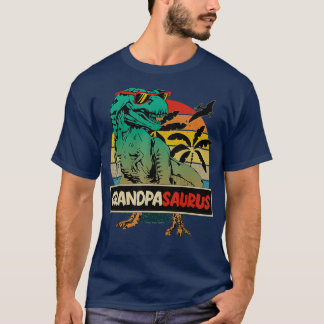 Matching Family Grandpasaurus TRex Vatertag T-Shirt