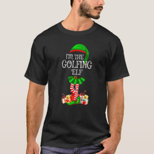 Matching Family Group Ich bin die Golfing Elf Chri T-Shirt