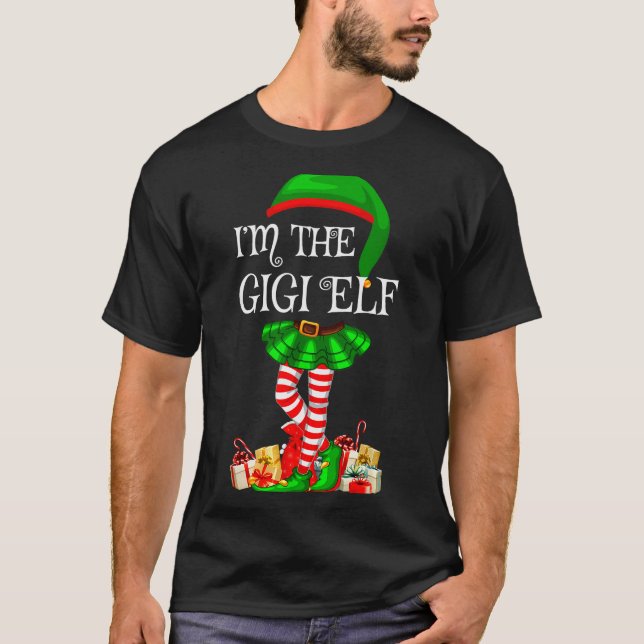Matching Family Group I'm The Gigi Elf Christmas  T-Shirt (Vorderseite)