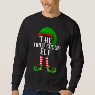 Matching Family Group Weihnachten Die müde Gruppe Sweatshirt