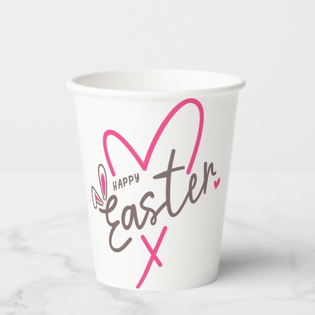 Matching Family Happy Oaster Pappbecher (Vorderseite)