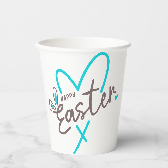 Matching Family Happy Oaster Pappbecher (Vorderseite)