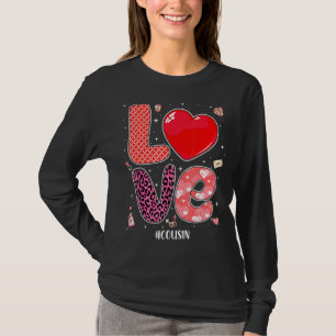 Matching Family Liebe Cousin Herzstück Valentin T-Shirt