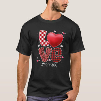 Matching Family Liebe Kochherz Funny Couple Va T-Shirt