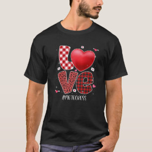 Matching Family Liebe Motocross Herz Funny Couple T-Shirt