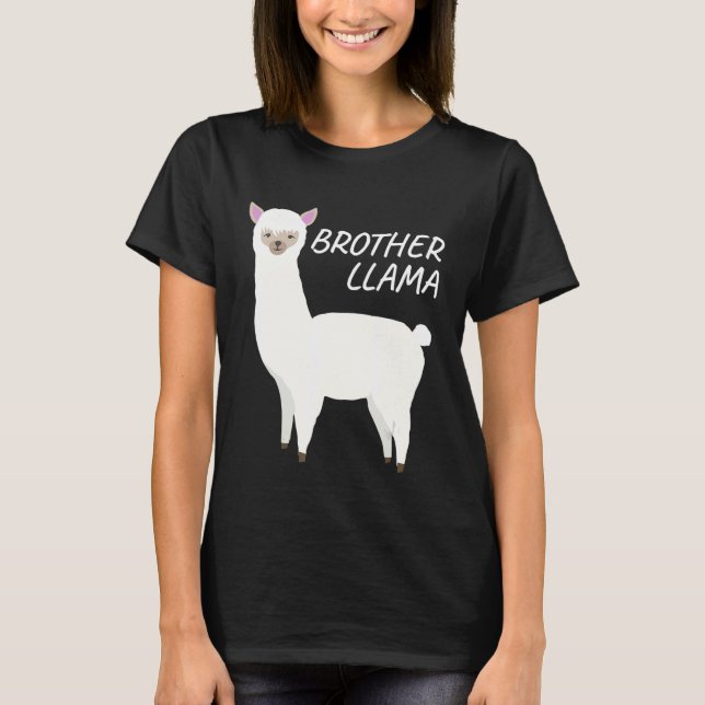 Matching Family Llama Brother Llama for Bro T-Shirt (Vorderseite)