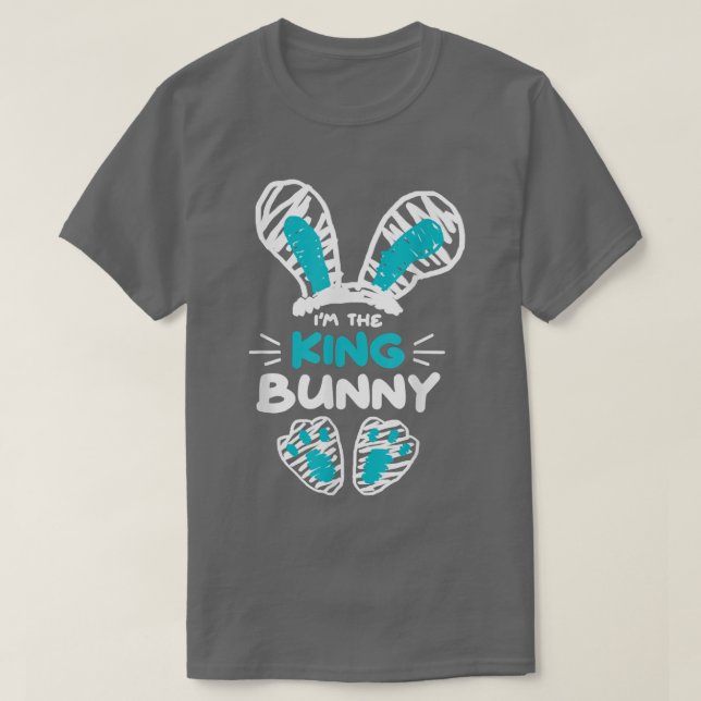 Matching Family Oaster Gift Ich bin der König Bunn T-Shirt (Design vorne)