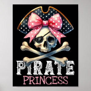 Matching Family Pirate Geburtstagsparty School Kin Poster