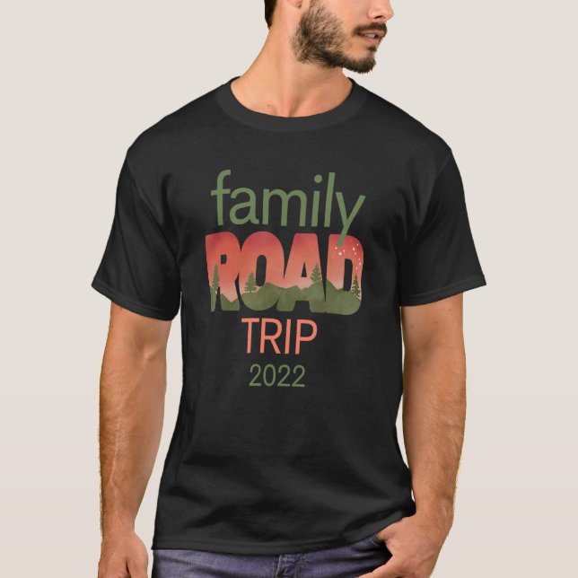 Matching Family Road Trip 2022 Camping Vacation 1 T-Shirt (Vorderseite)