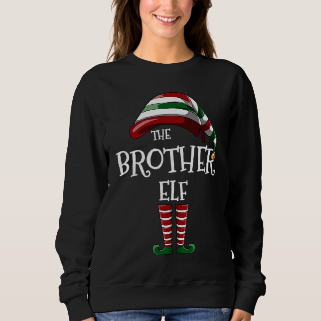 Matching Family  The Brother Elf Christmas Group Sweatshirt (Vorderseite)