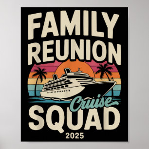 Matching Family Wiedersehen Cruise Squad 2025 Poster