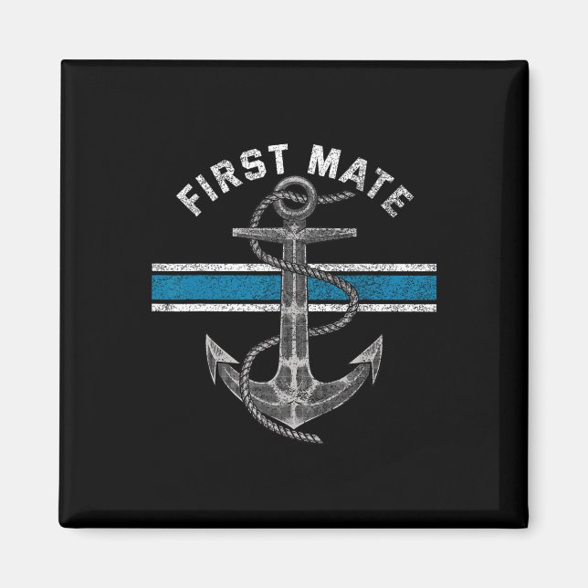 Matching First Mate Sailing Set Bootsführer Magnet (Vorne)