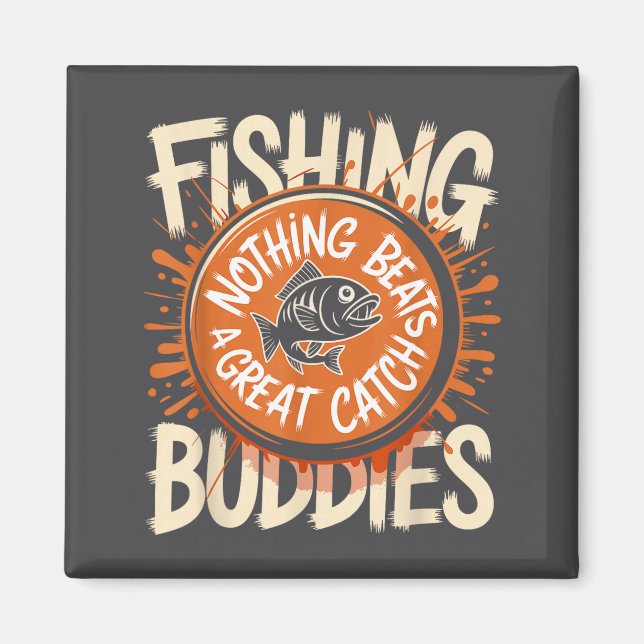 Matching Fishing Buddies Team Fisherman Friends Ch Magnet (Vorne)