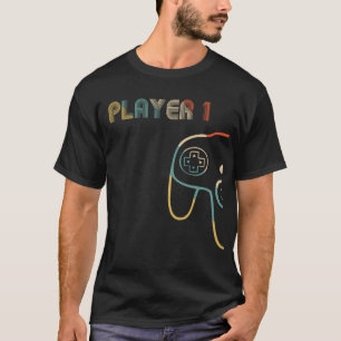 Matching Gamer Couple Player 1 Spieler 2 T-Shirt
