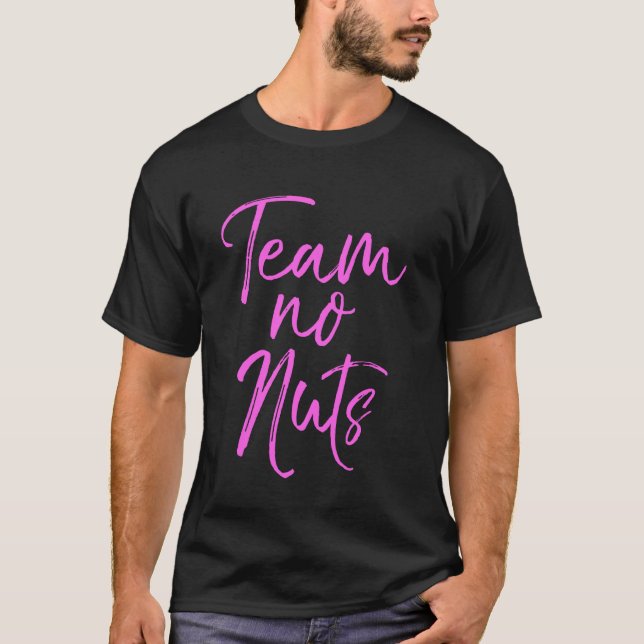 Matching Gender Reveal Joke Shirts Funny Pink Team (Vorderseite)