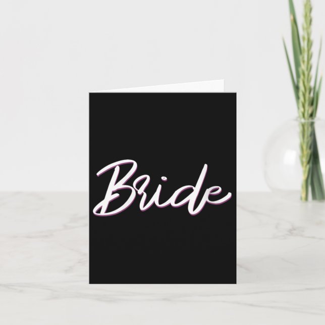 Matching Get Ready Bride & amp; Groom Wedding G Karte (Vorderseite)