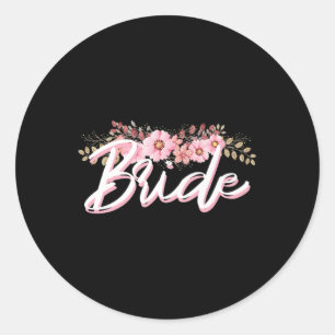 Matching Get Ready Bride & amp; Groom Wedding G Runder Aufkleber