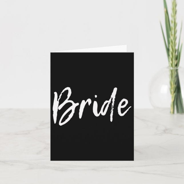 Matching Getting Ready Bride & amp; Groom Wedding  Karte (Vorderseite)