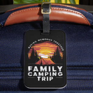 Matching Group für Vintage Camping 2024 Gepäckanhänger