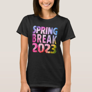 Matching Group Spring Break 2023 Vintage Gefärbte T-Shirt
