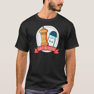 Matching-Halloween-Salz- und Pfefferkostüm für Cou T-Shirt