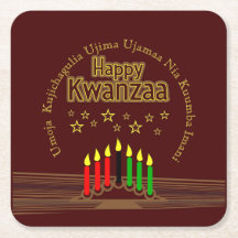 Matching Happy Kwanzaa Sieben Prinzipien