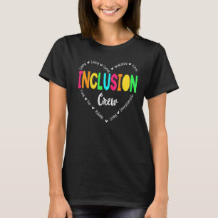 Matching Inclusion Crew Special Bildung Teacher T-Shirt