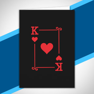 Matching King Hearts Anzug Spielkarten Moderne Karte