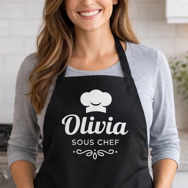 Matching Kitchen Aprons for Parent and Child Schürze (Personalized Family Apron Set for Baking and Cooking)