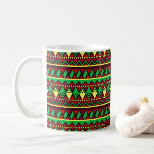 Matching Kwanzaa Yellow Red Black Green Kaffeetasse