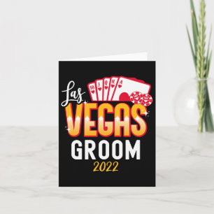 Matching Las Vegas Wedding Bridge and Groom Vegas  Karte