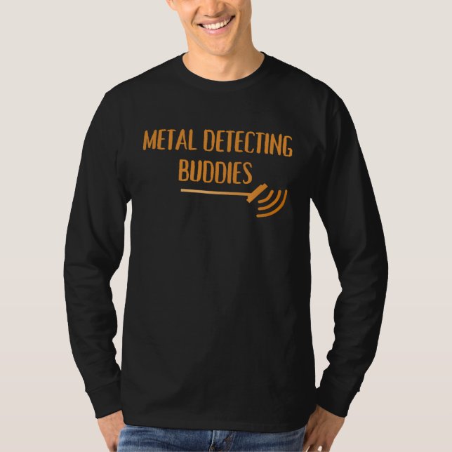 Matching Metal Detecting Buddy Partner Family T-Shirt (Vorderseite)