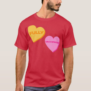 Matching Nurse Valentinstag Candy Heart Vaccin T-Shirt