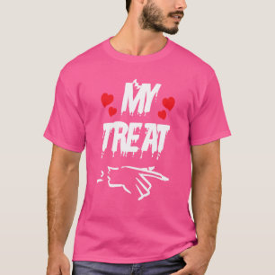 Matching Paar My Treat Husband And Wife Hallowee T-Shirt