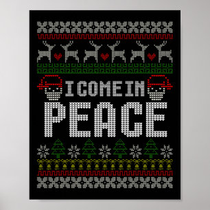 Matching Paare Ugge Weihnachts Sweater ich kommen Poster