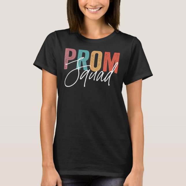 Matching Prom Squad Promenade Team School Party 3 T-Shirt (Vorderseite)