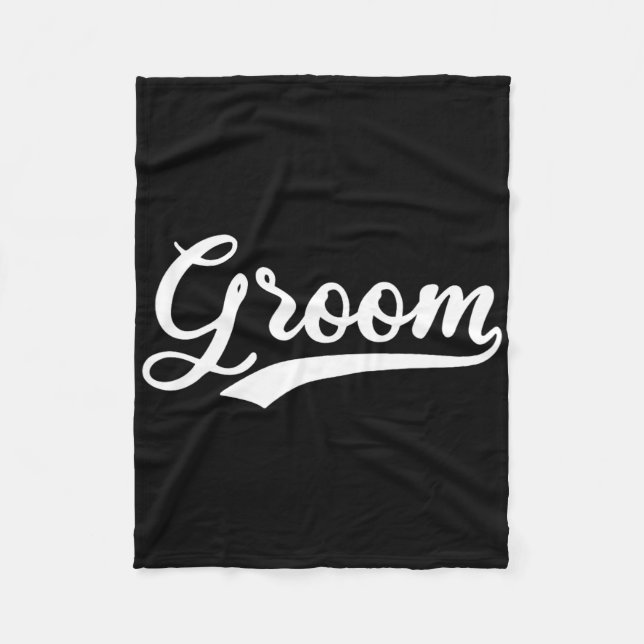 Matching Ready Bride and Groom Wedding Gro Fleecedecke (Vorderseite)
